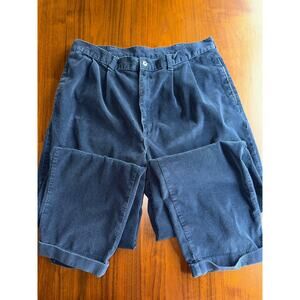 Vintage Duck Head Men's Blue Corduroy Pants - Size 36x32